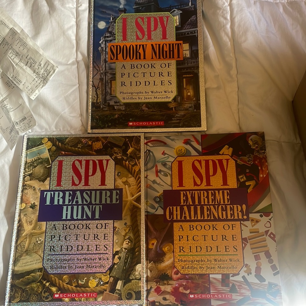 3 I SPY BOOKS